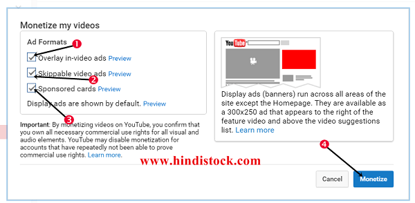 adsense account youtube se jode aur monetize kare