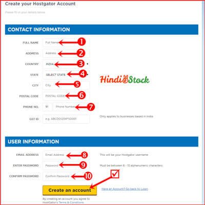 hostgator hosting register