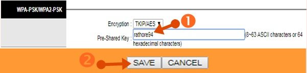 router password change