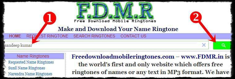 name ringtone download kare