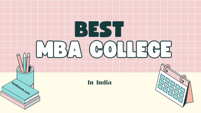 Best MBA college in India